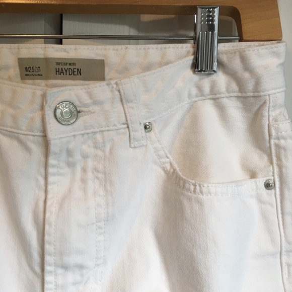 Topshop “Hayden” white jeans. - Picture 2 of 5